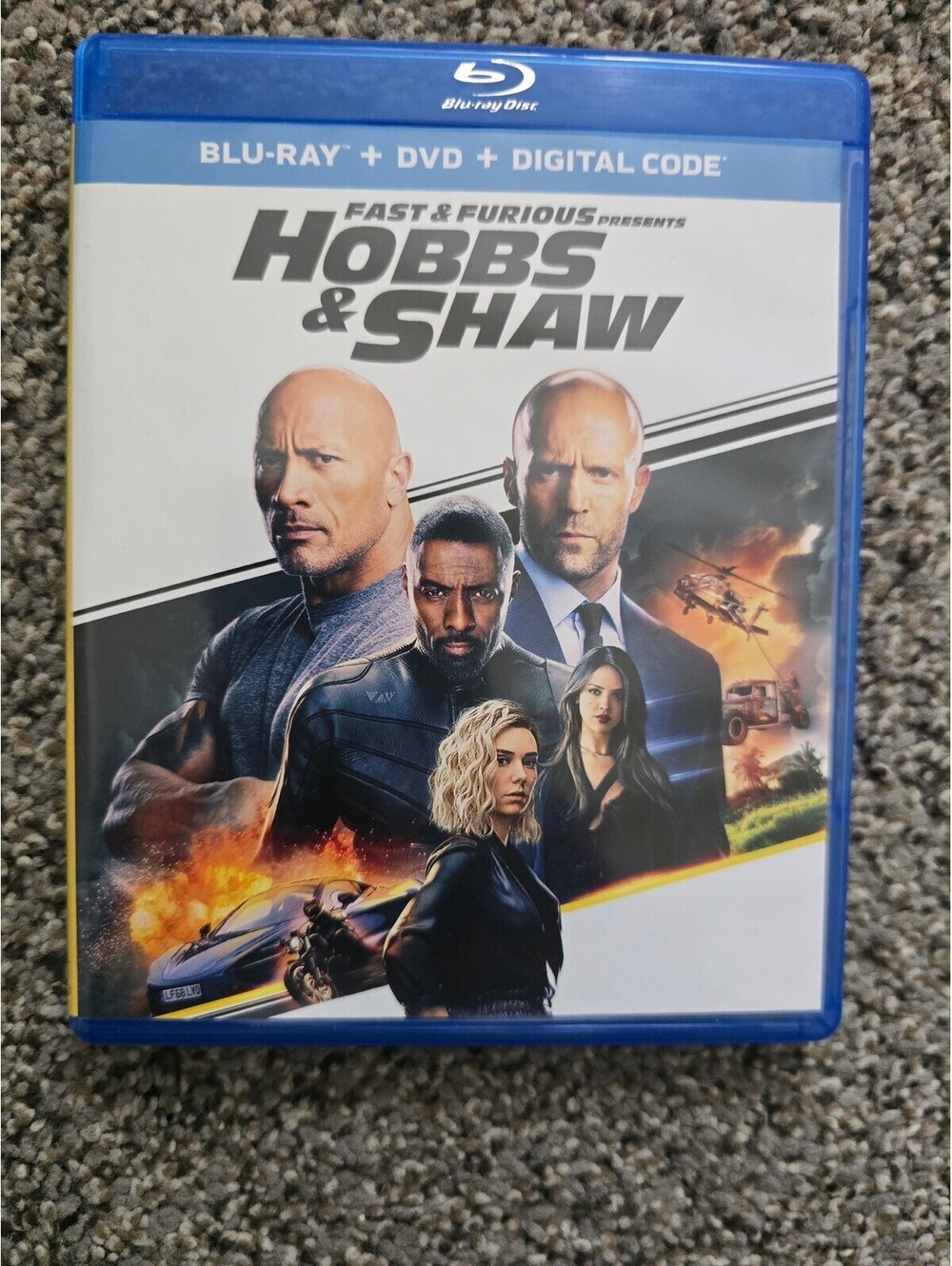Fast & Furious Presents Hobbs & Shaw Blu-ray DVD Dwayne Johnson